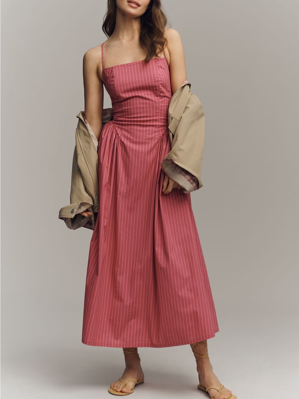 Pistola Sadee Square-Neck Maxi Dress